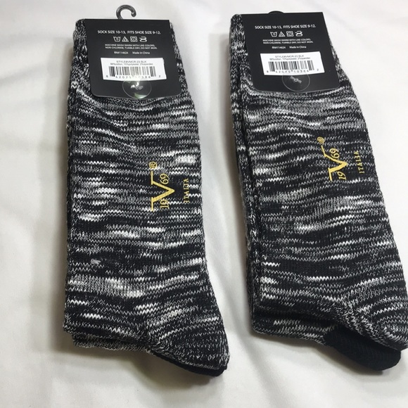 19V69 ITALIA SOCKS 6 PAIRS SIZE 10-13 - 88% COTTON, 10%POLYESTER, 2%SPANDEX - Picture 3 of 10